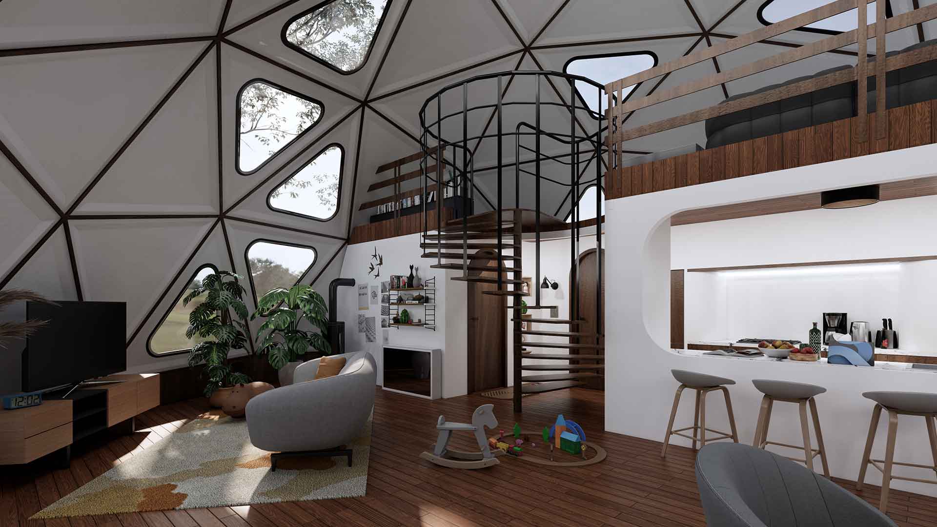 Sublime design: the geodesic dome